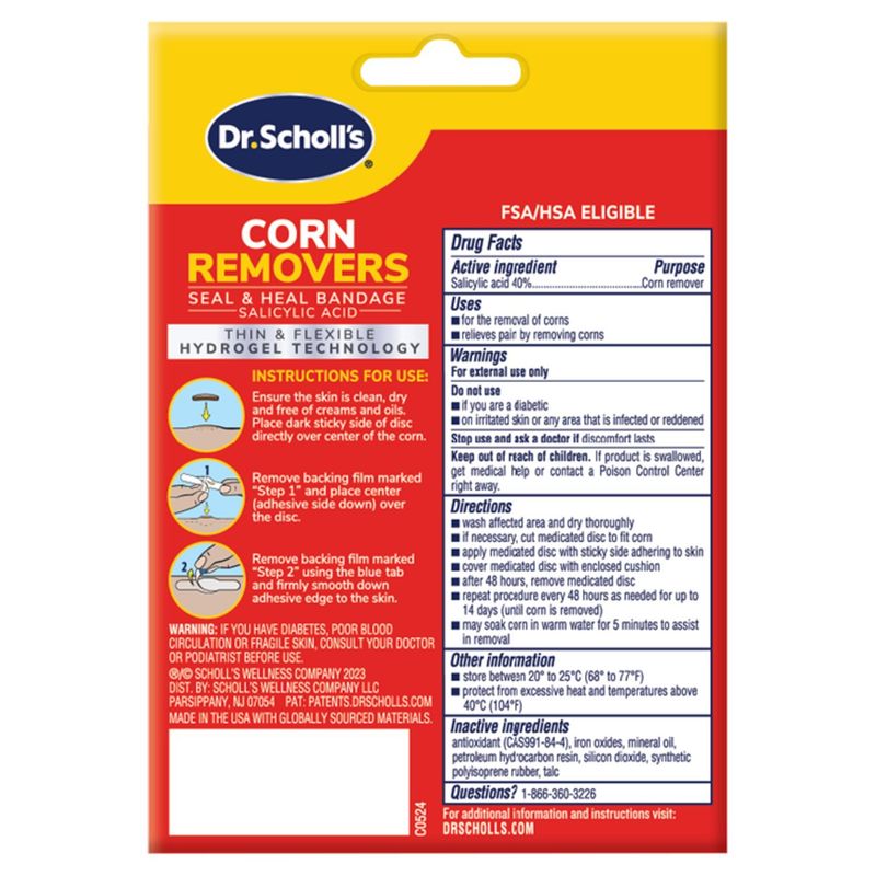 Dr. Scholl's Corn Removers Seal &amp; Heal Bandage, 6 count