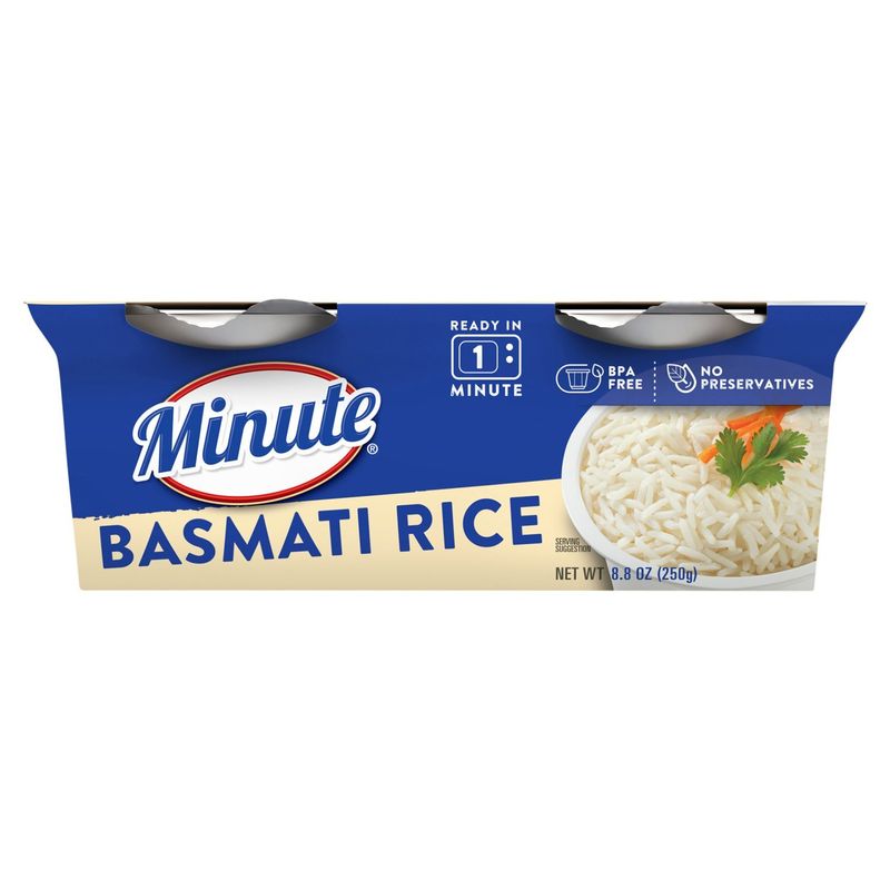 Minute Ready to Serve Basmati Rice Cups 8.8 oz
