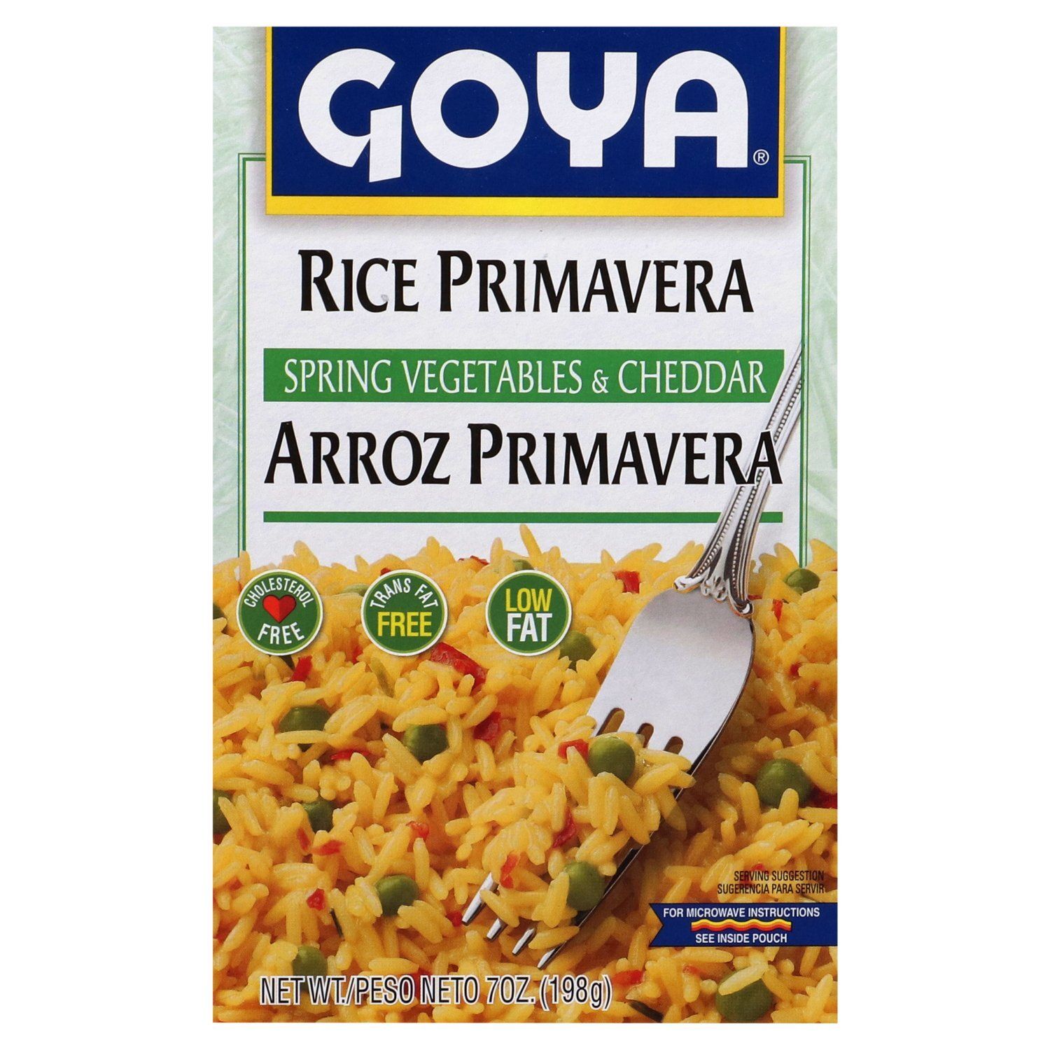 Goya Spring Vegetables &amp; Cheddar Rice Primavera, 7 oz