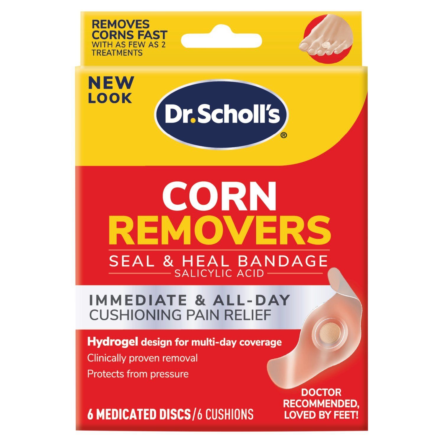 Dr. Scholl's Corn Removers Seal &amp; Heal Bandage, 6 count