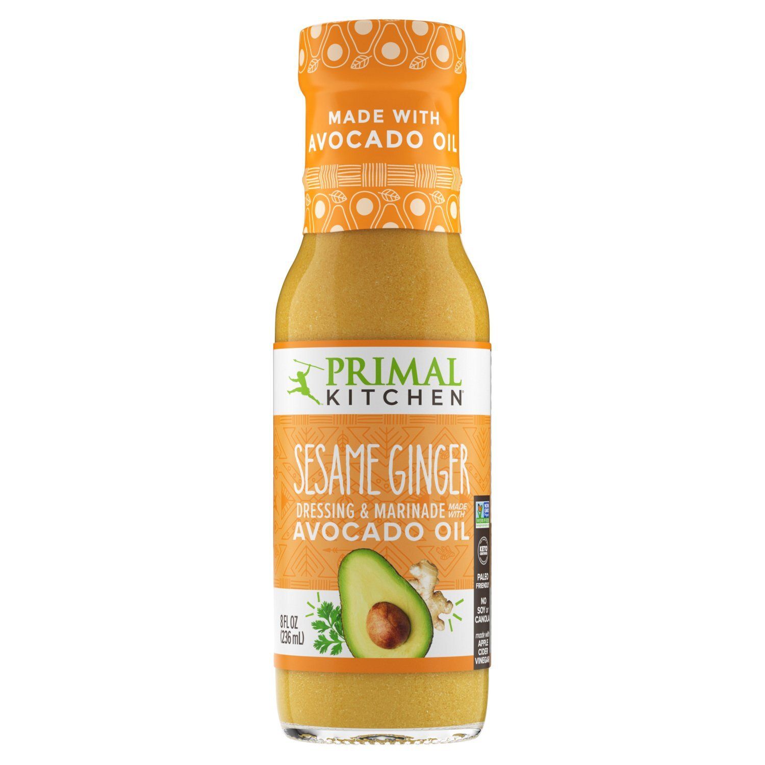 Primal Kitchen Sesame Ginger Dressing &amp; Marinade, 8 fl oz