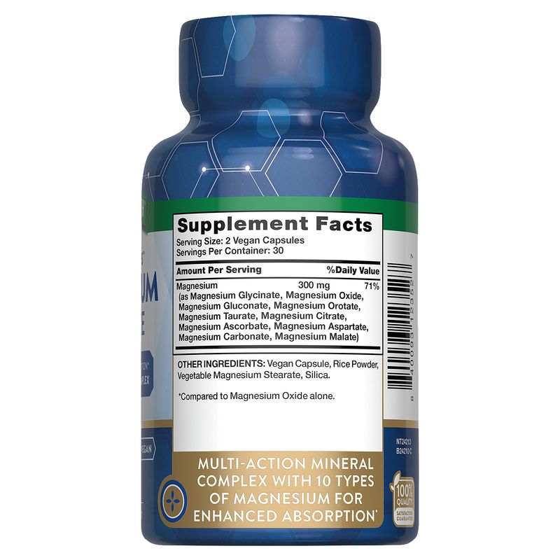 Nature's Truth Mag Solutions Magnesium Complete Dietary Supplement, 60 count