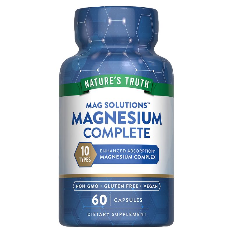 Nature's Truth Mag Solutions Magnesium Complete Dietary Supplement, 60 count