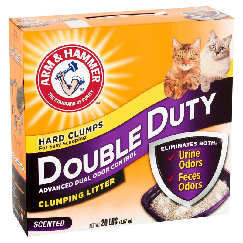 Arm &amp; Hammer Double Duty Scented Clumping Litter, 20 lbs