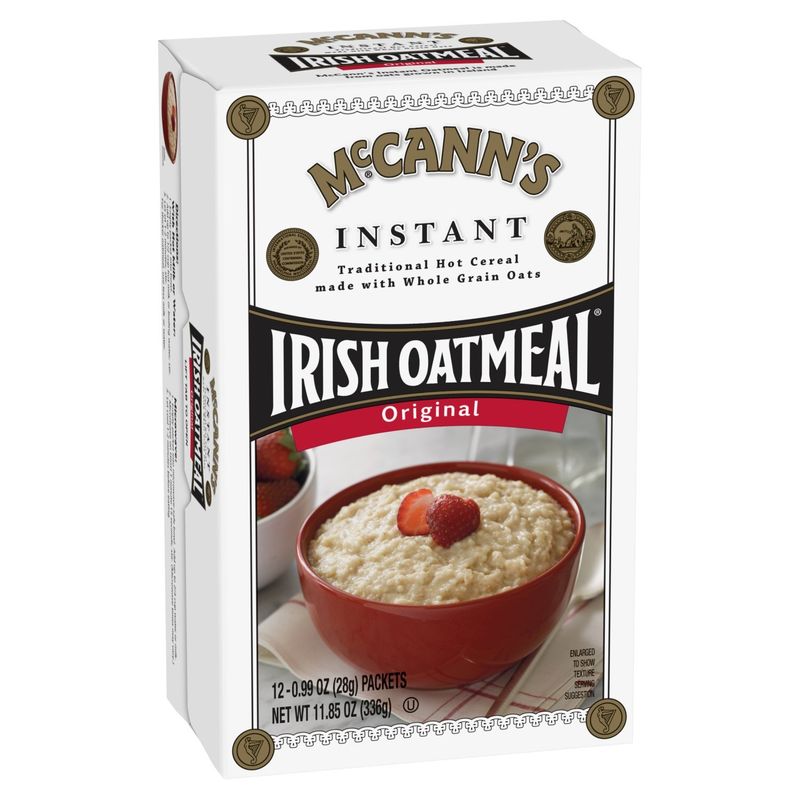 McCann's Instant Original Irish Oatmeal, 0.99 oz, 12 count