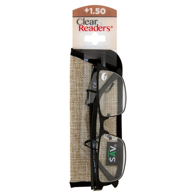 SAV Eyewear +1.50 Clear Readers