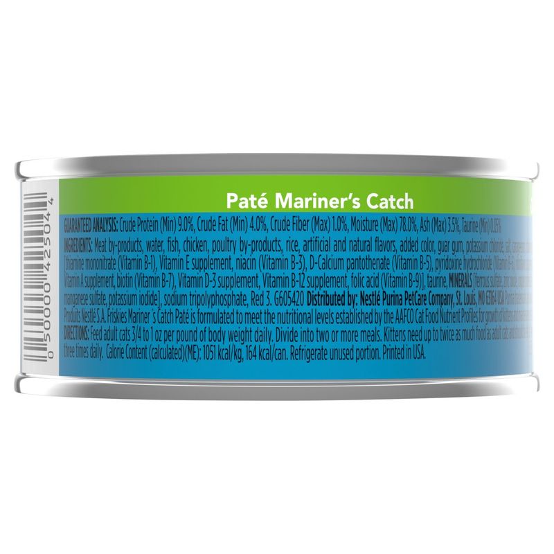 Purina Friskies Paté Mariner's Catch Cat Food, 5.5 oz