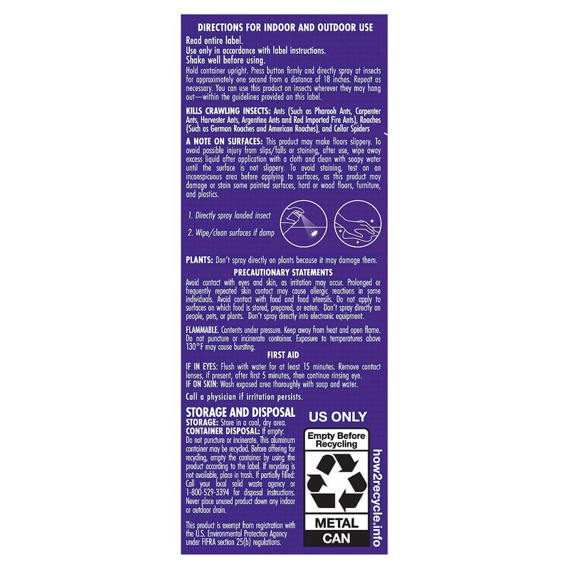 STEM Kills Ants Roaches Spiders Spray, 10 oz