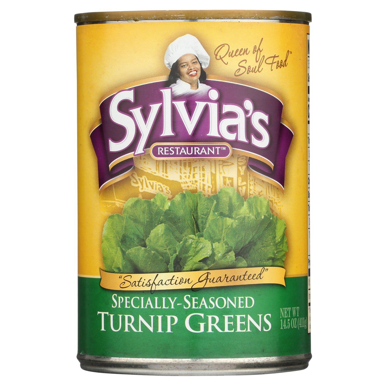 Sylvia's Restaurant Specially-Seasoned Turnip Greens, 14.5 oz