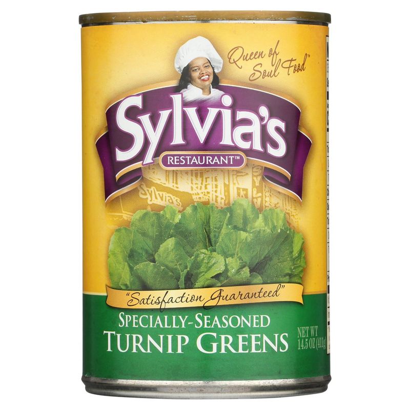 Sylvia's Restaurant Specially-Seasoned Turnip Greens, 14.5 oz
