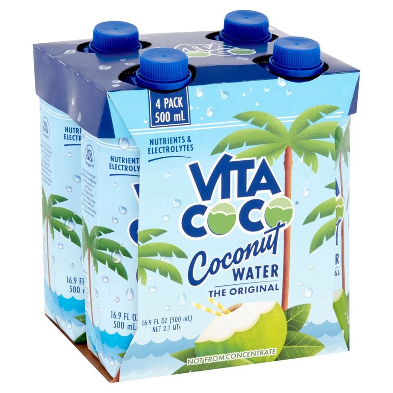 Vita Coco The Original Coconut Water, 16.9 fl oz, 4 count