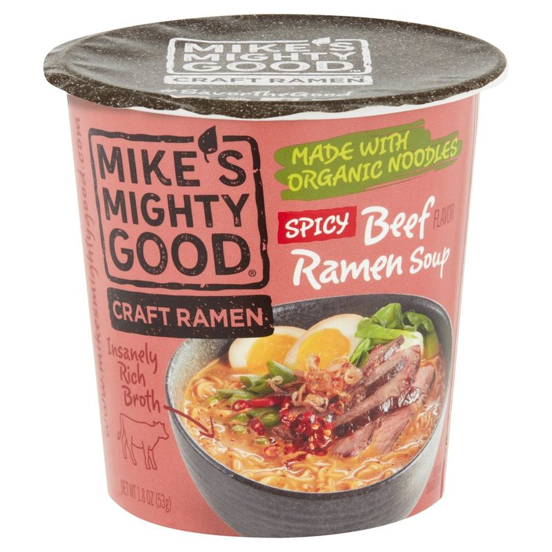 Mike's Mighty Good Craft Ramen Spicy Beef Flavor Ramen Soup, 1.8 oz