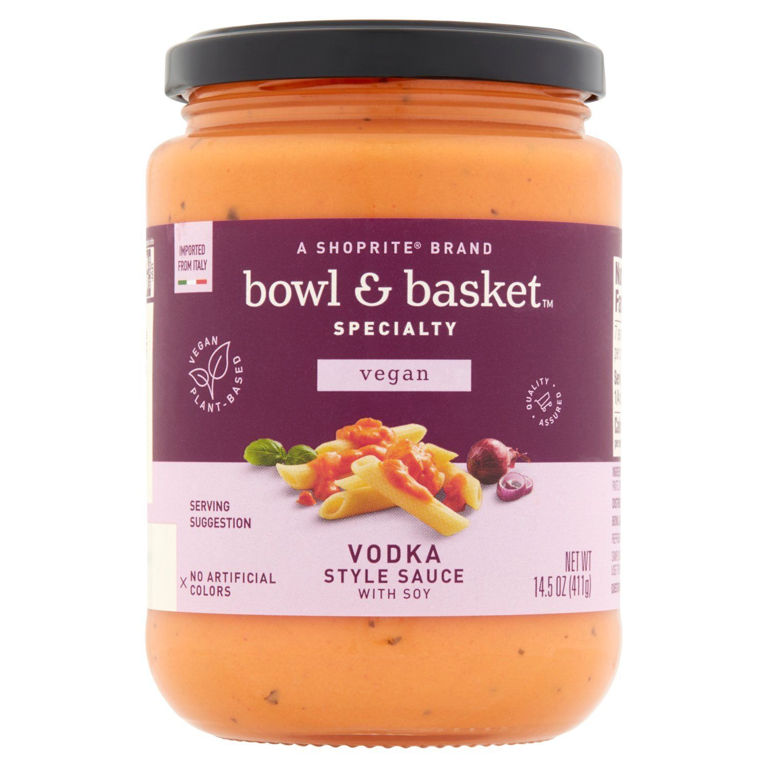 Bowl &amp; Basket Specialty Vodka Style Sauce with Soy, 14.5 oz
