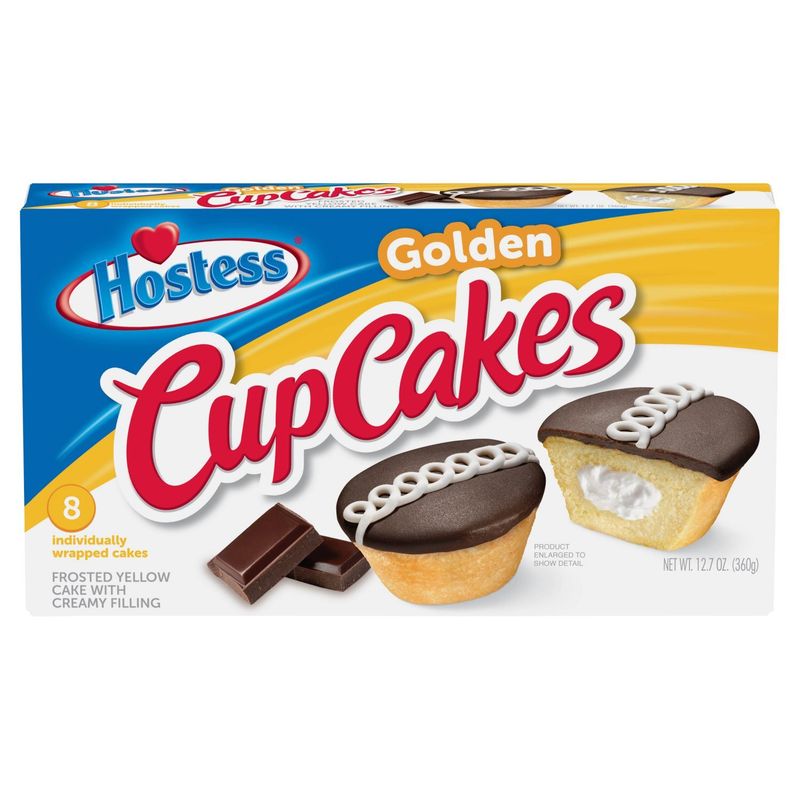 Hostess Golden CupCakes, 8 count, 12.7 oz