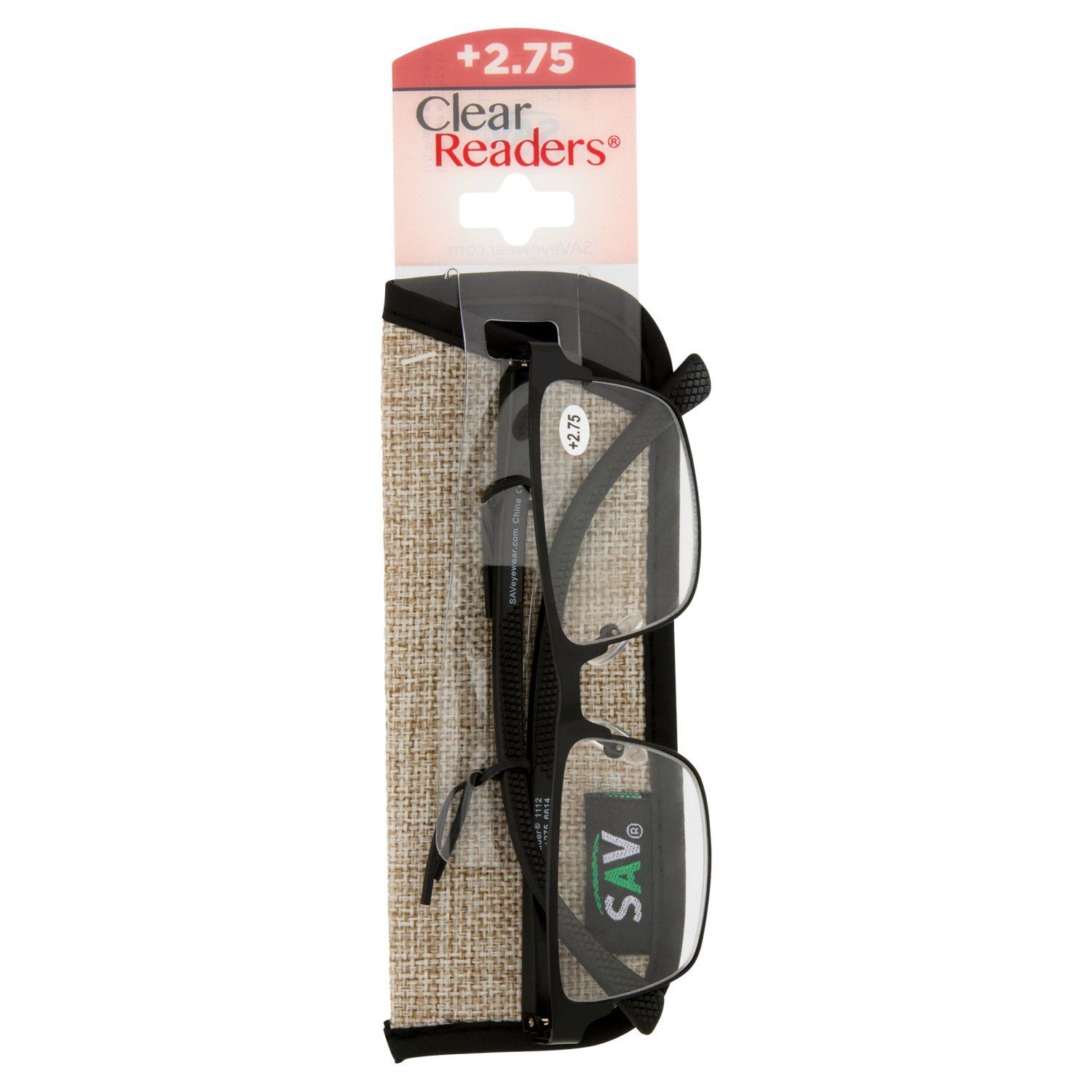 SAV Eyewear +2.75 Clear Readers