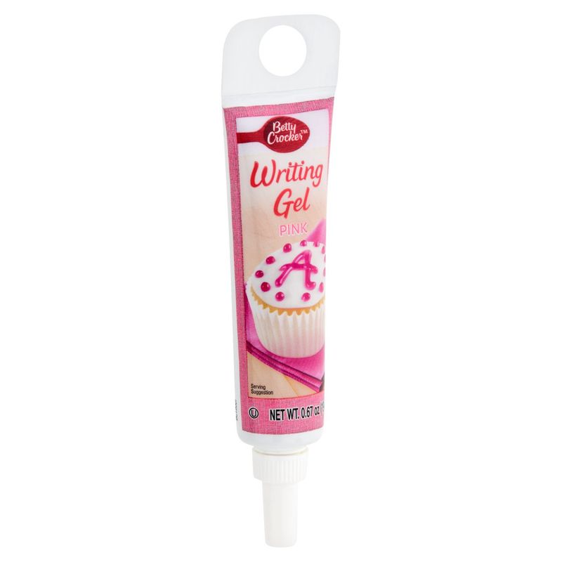 Betty Crocker Pink Writing Gel, 0.67 oz