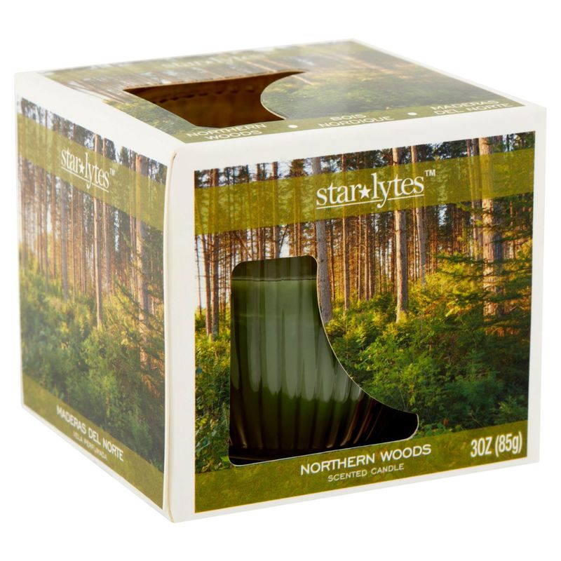 Star Lytes Northern Woods Scented Candle, 3 oz