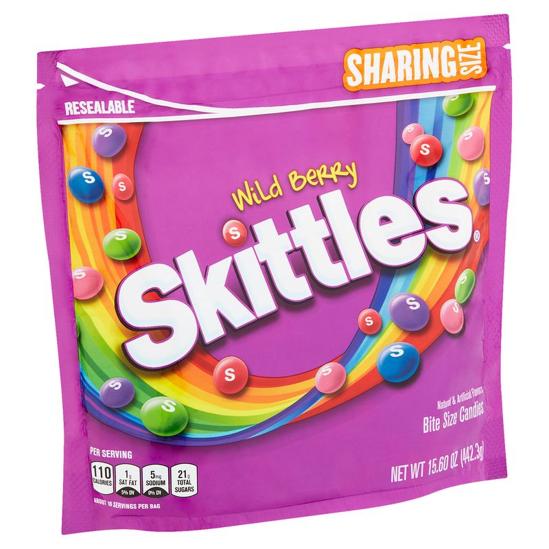 Skittles Wild Berry Bite Size Candies Sharing Size, 15.60 oz
