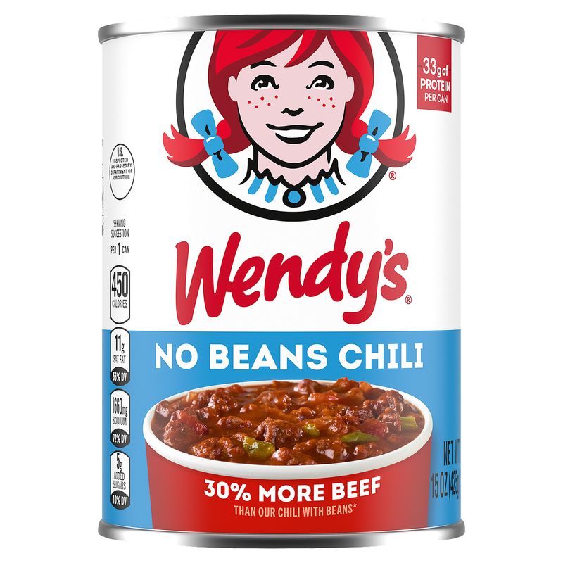 Wendy's No Beans Chili, 15 oz