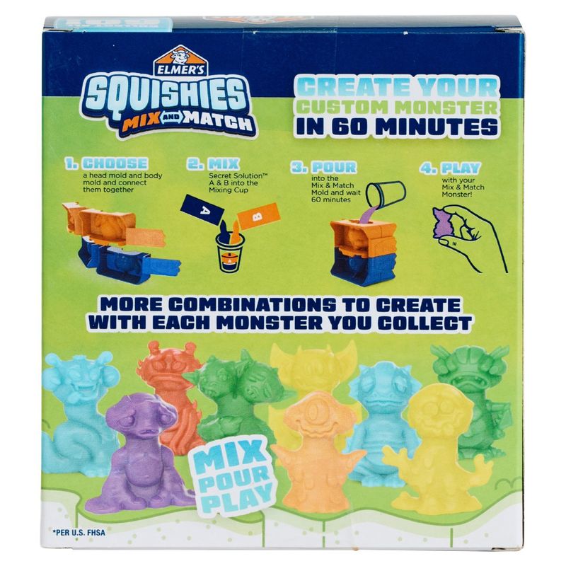 Elmer's Squishies Mix and Match Reusable Mold, 6+