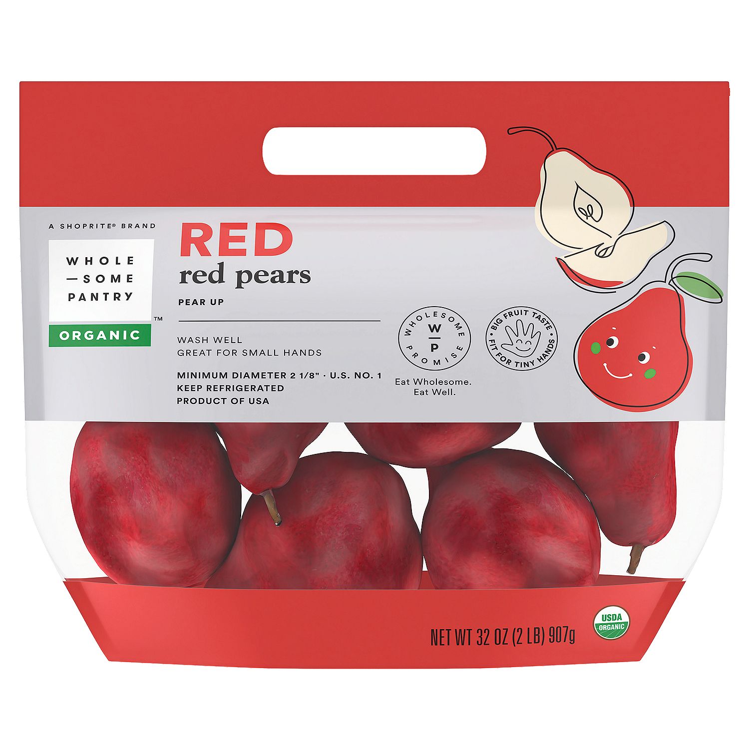 Wholesome Pantry Organic Red Pears, 2 lb bag