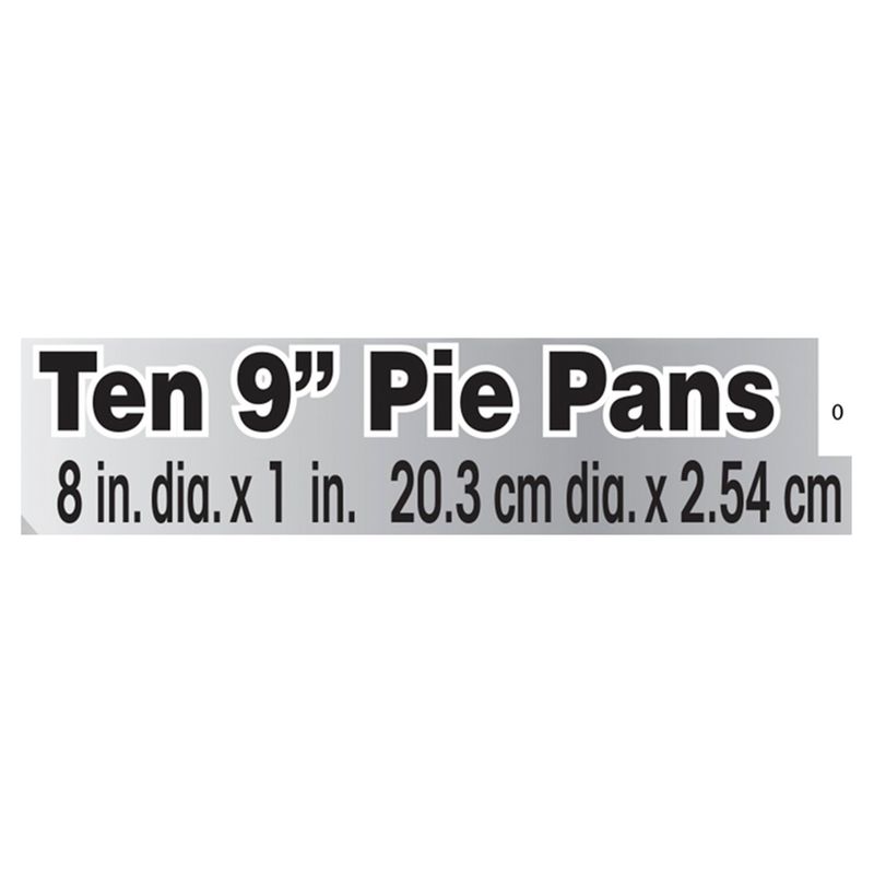 Handi-Foil 9" Pie Pans Family-Pack, 10 count