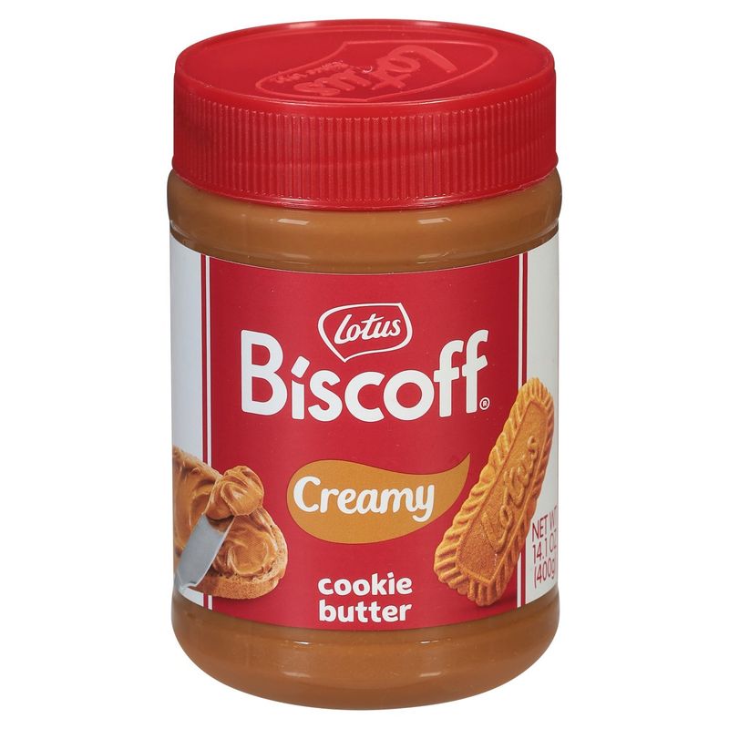 Lotus Biscoff Creamy Cookie Butter, 14.1 oz