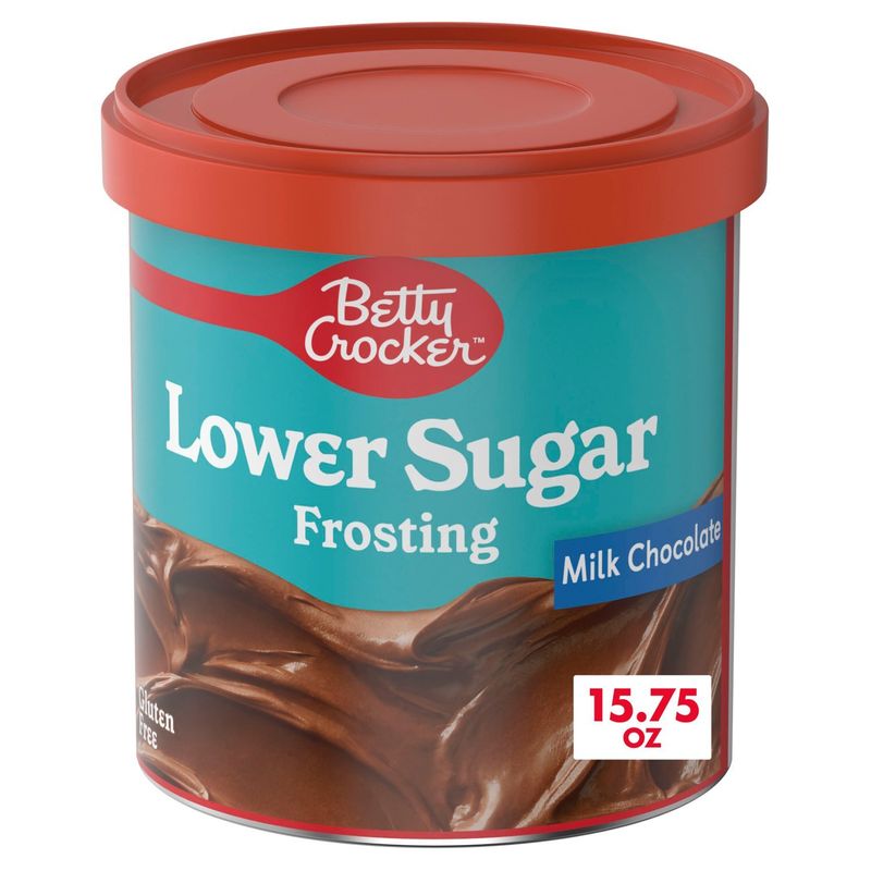 Betty Crocker Milk Chocolate Lower Sugar Frosting, 15.75 oz