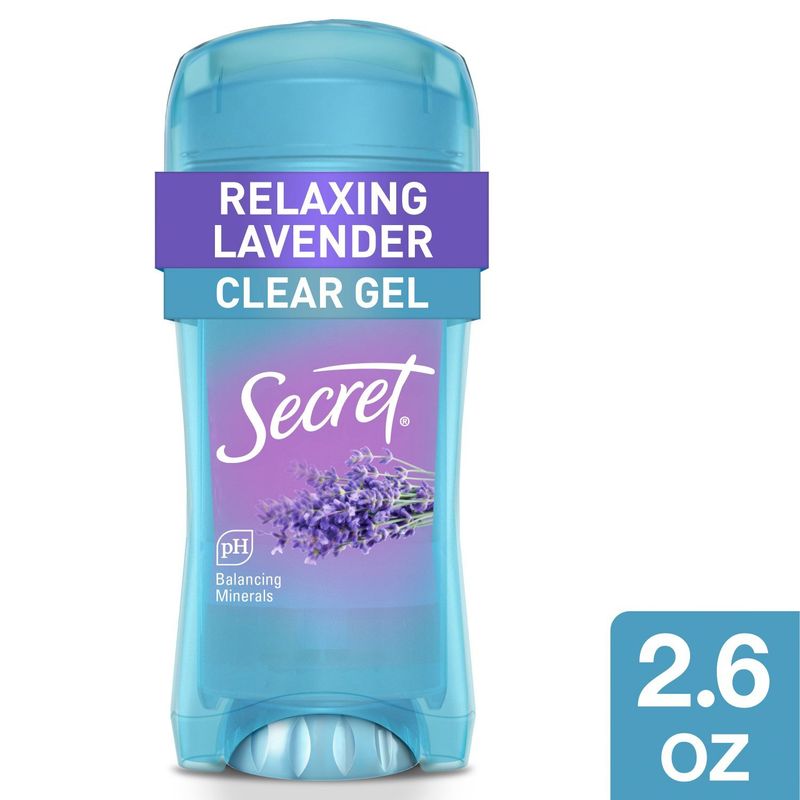 Secret Clear Gel Relaxing Lavender Antiperspirant / Deodorant, 2.6 oz