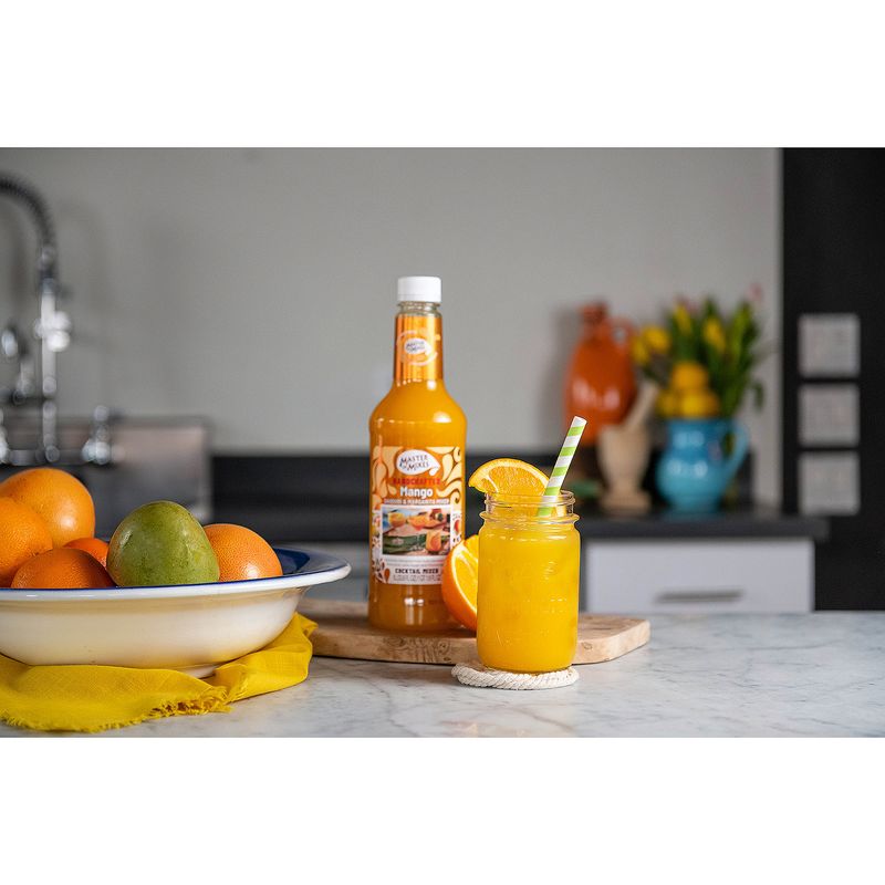 Master of Mixes Handcrafted Mango Daiquiri &amp; Margarita Cocktail Mixer, 33.8 fl oz