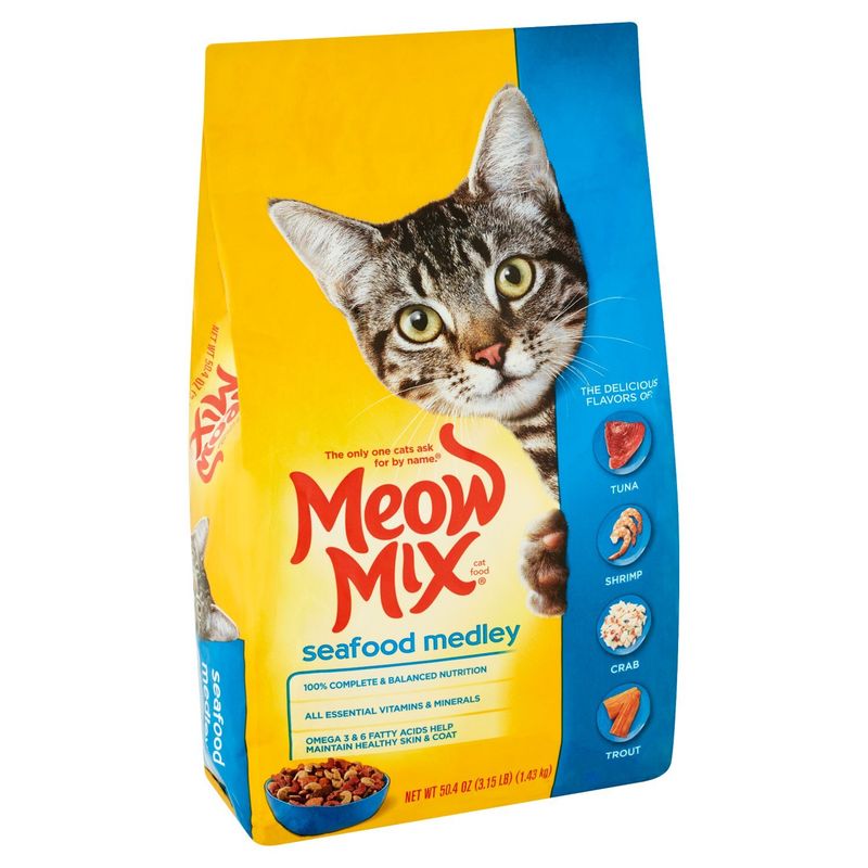 Meow Mix Seafood Medley Cat Food, 50.4 oz