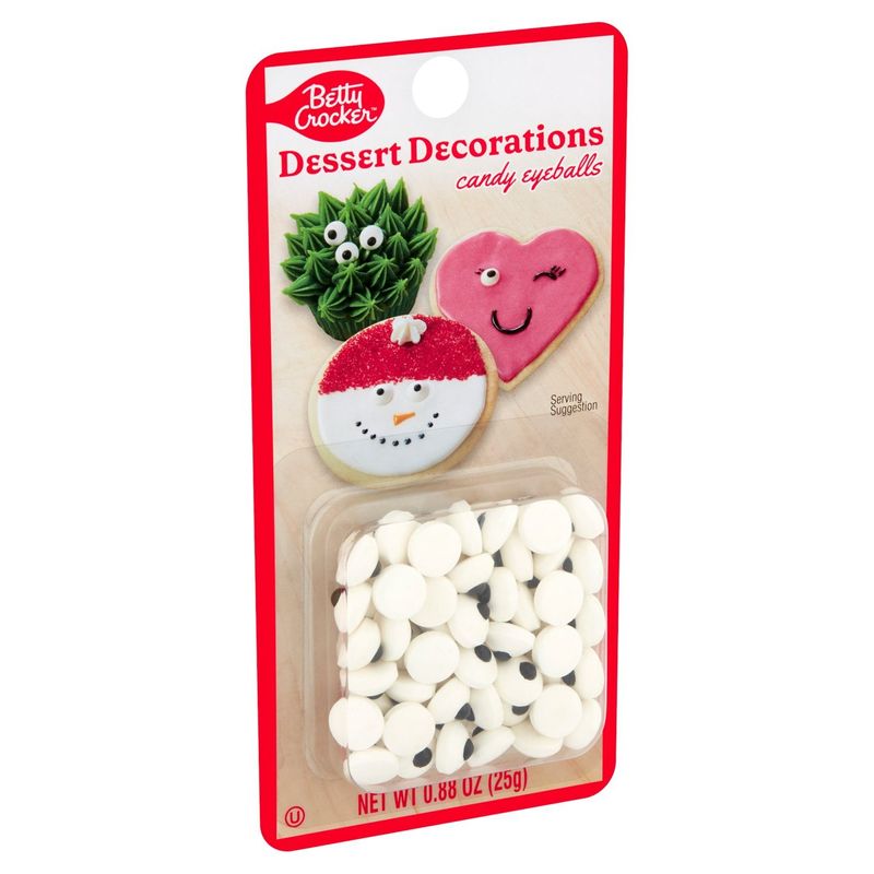 Betty Crocker Dessert Decorations Candy Eyeballs, 0.88 oz