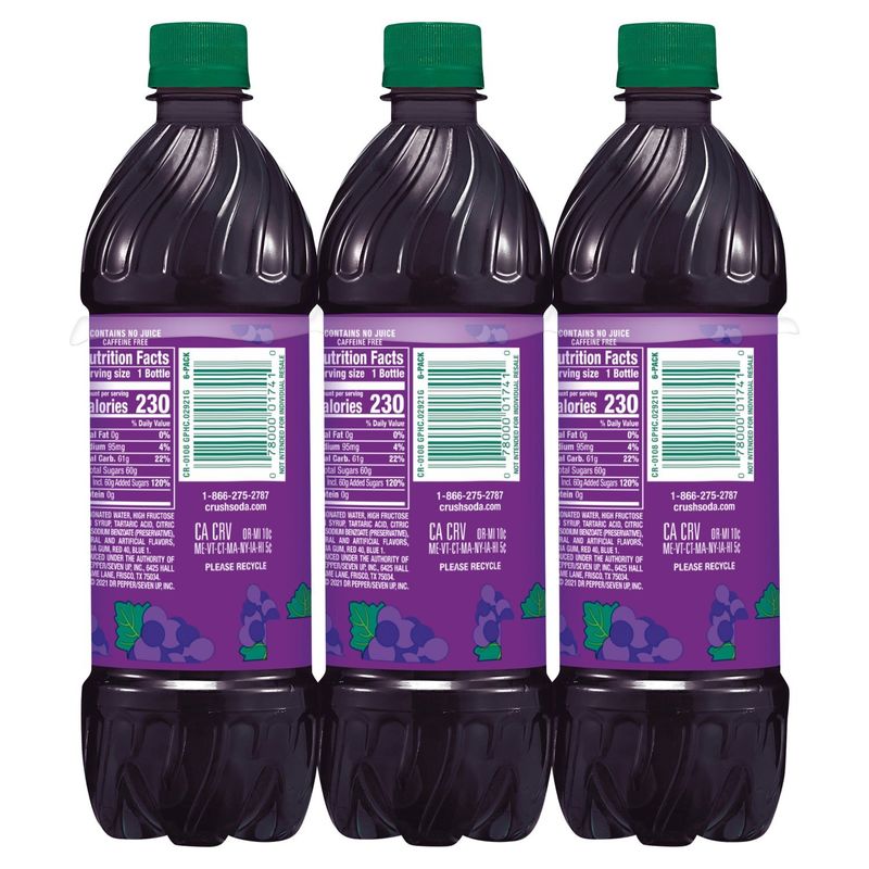 Crush Grape Soda, 500 ml