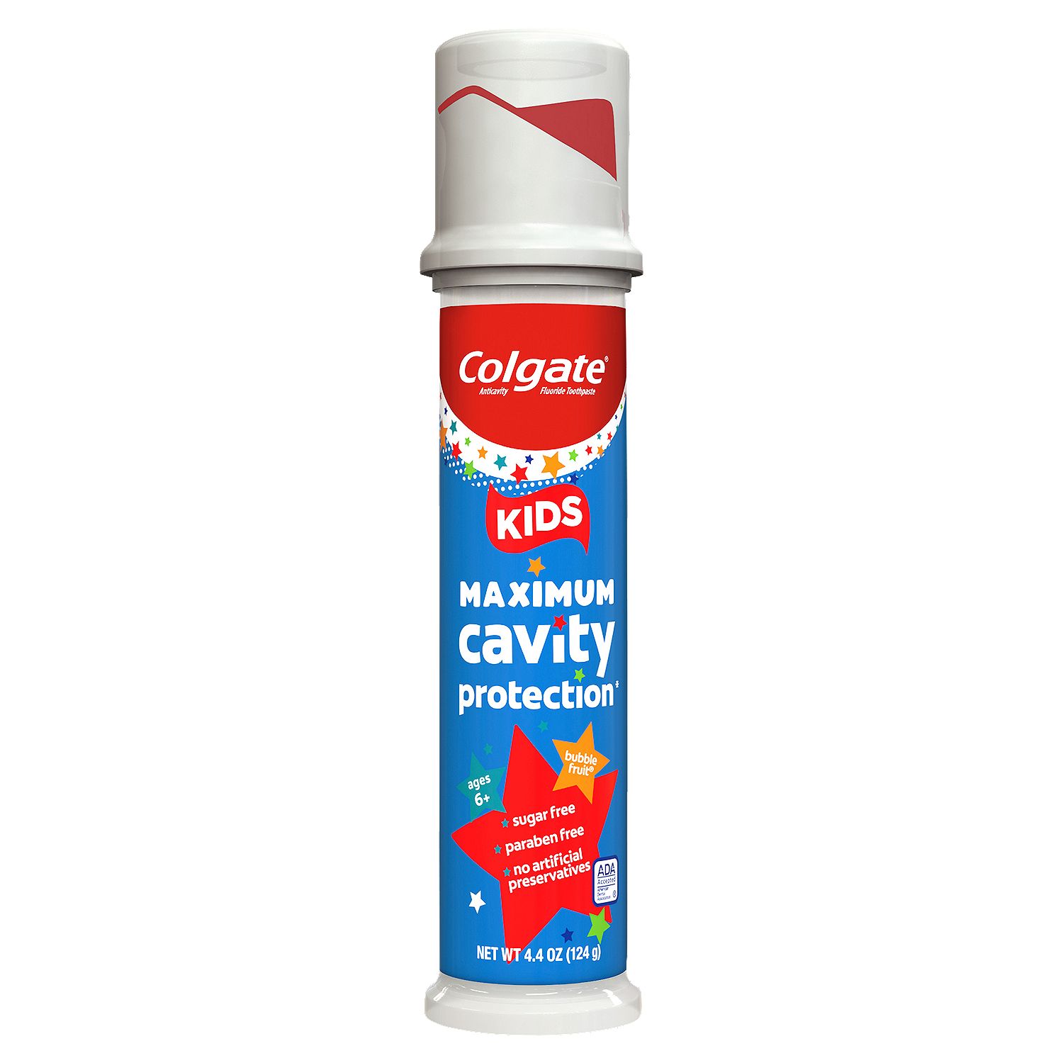 Colgate Kids Toothpaste Pump, Maximum Cavity Protection, 4.4 ounces