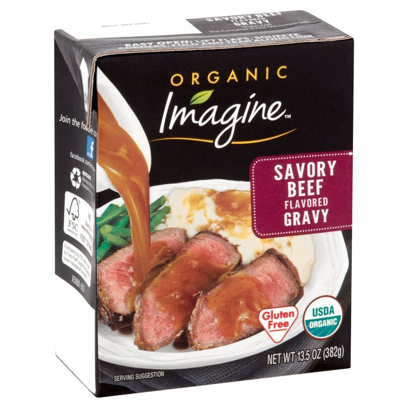 Imagine Organic Savory Beef Flavored Gravy, 13.5 oz