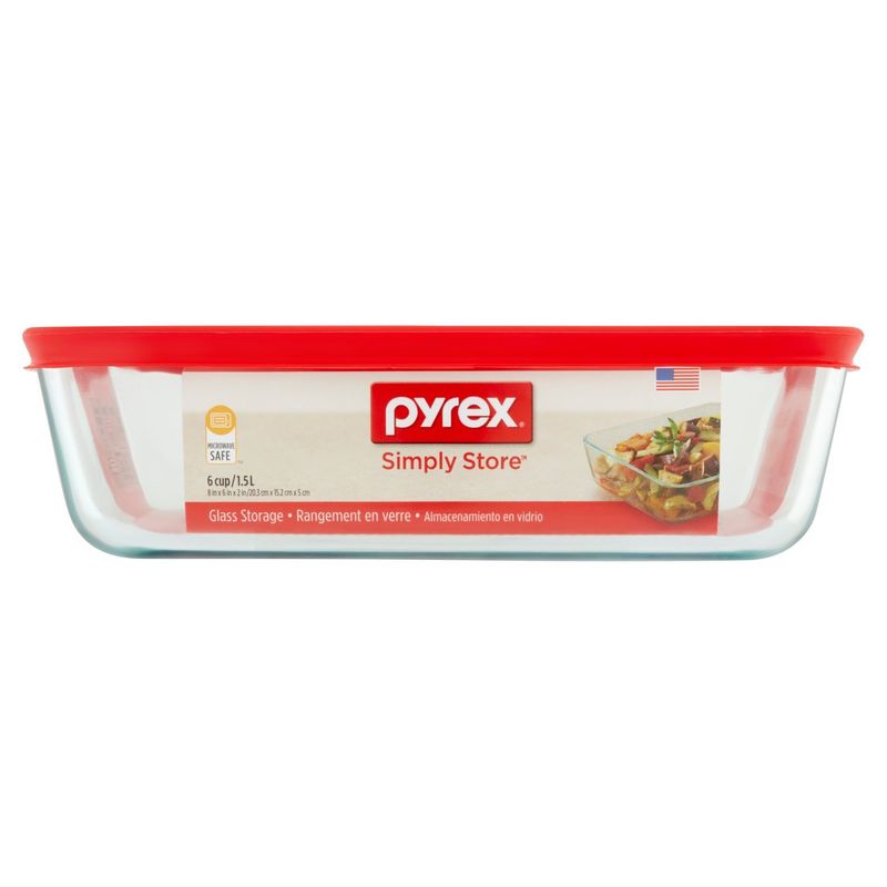 Pyrex Simply Store 6 Cup Glass Storage