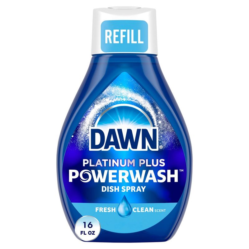 Dawn Platinum Plus Powerwash Fresh Clean Scent Dish Spray Refill, 16 fl oz