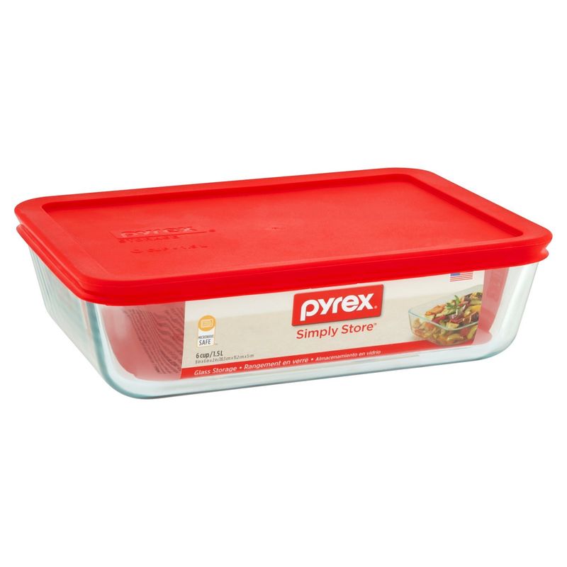 Pyrex Simply Store 6 Cup Glass Storage