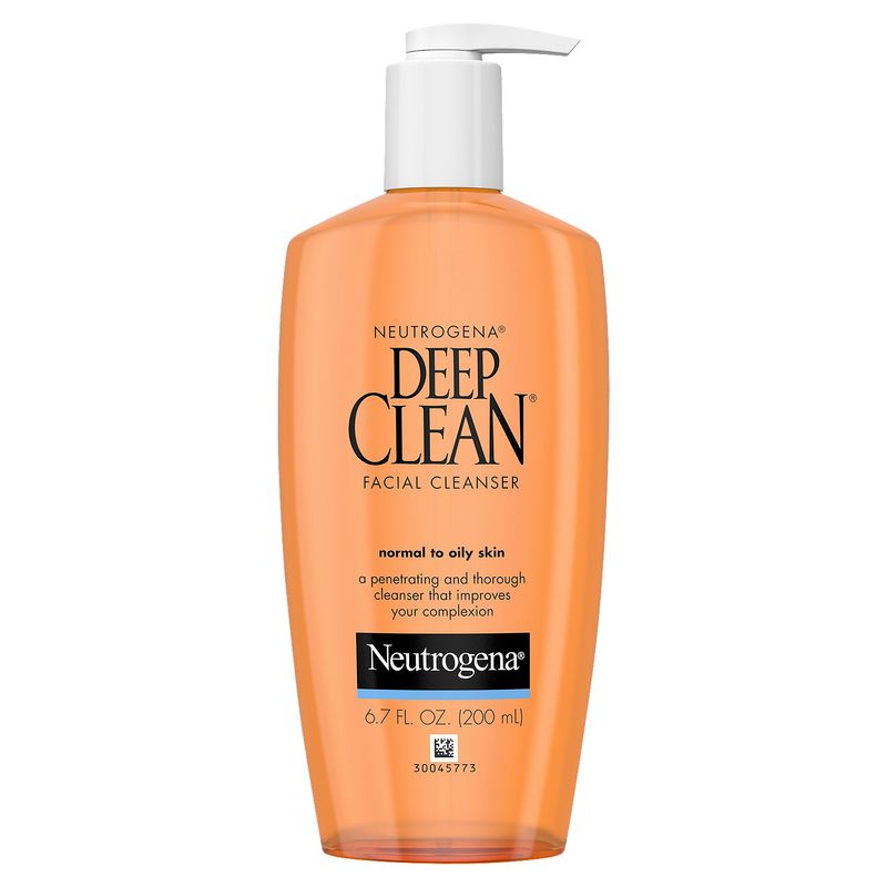 Neutrogena Deep Clean Facial Cleanser, 6.7 fl oz