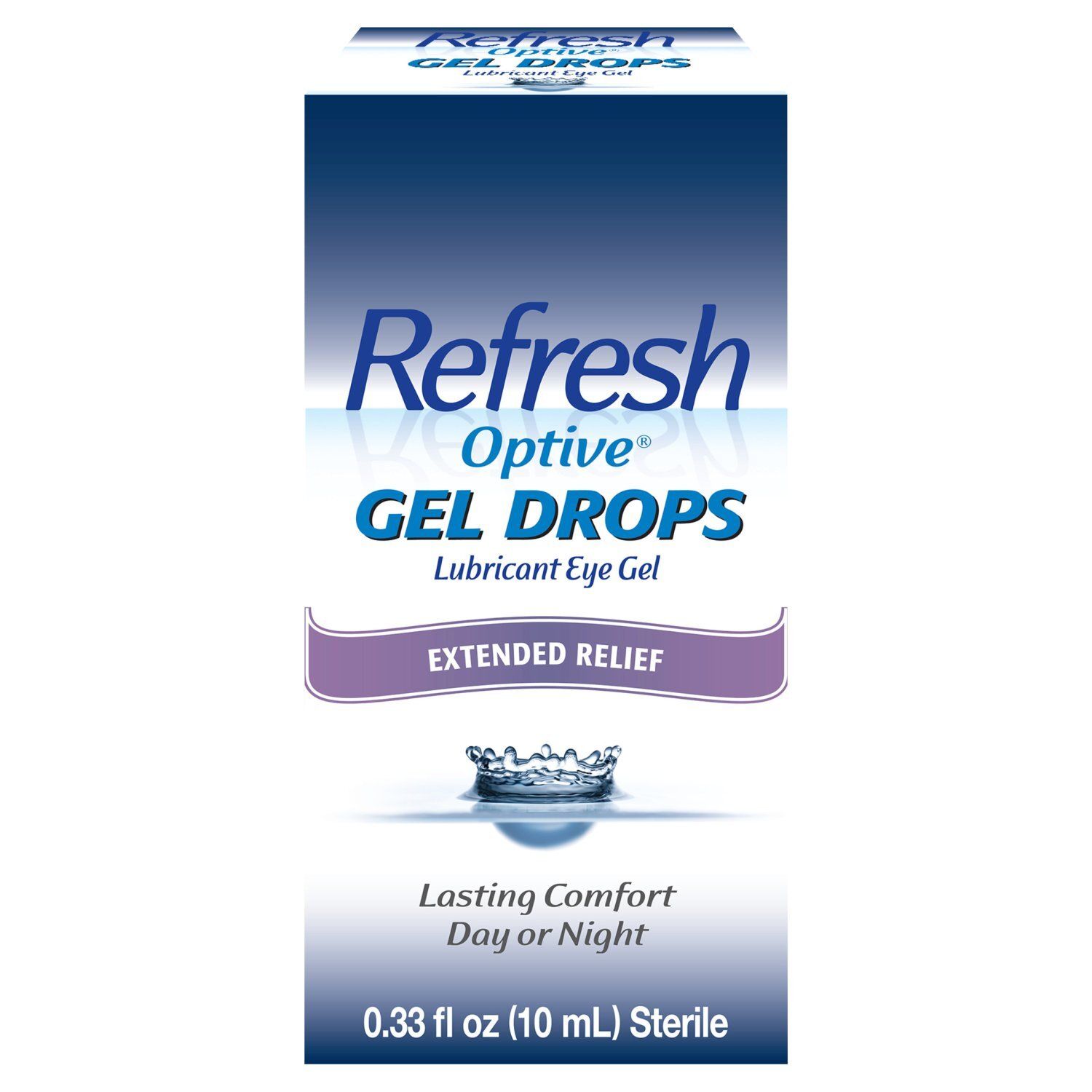 Refresh Optive Gel Drops Lubricant Eye Gel, 0.33 fl oz