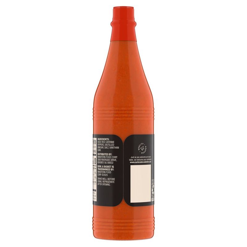 Bowl &amp; Basket Spicy Hot Sauce, 12 fl oz