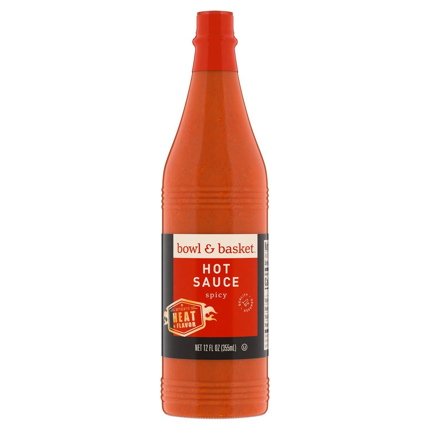 Bowl &amp; Basket Spicy Hot Sauce, 12 fl oz