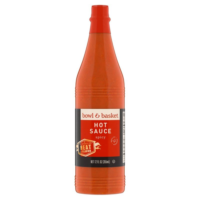 Bowl &amp; Basket Spicy Hot Sauce, 12 fl oz
