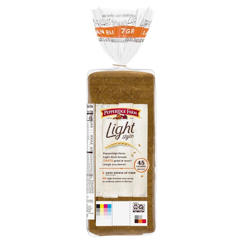 Pepperidge Farm Light Style 7 Grain Bread, 16 oz. Loaf