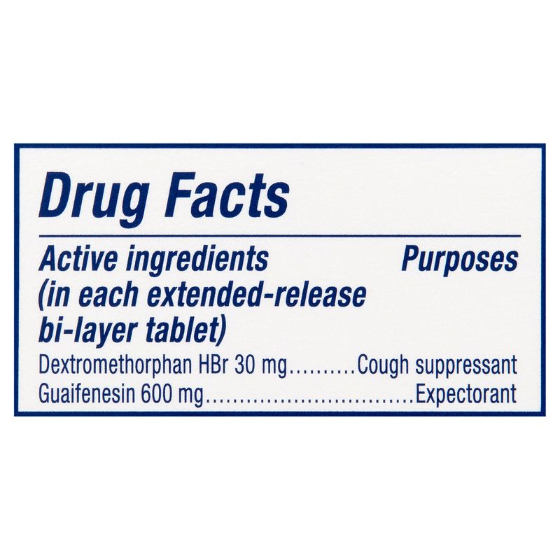 Mucinex DM Expectorant &amp; Cough Suppressant Extended-Release Bi-Layer Tablets, 600 mg, 40 count