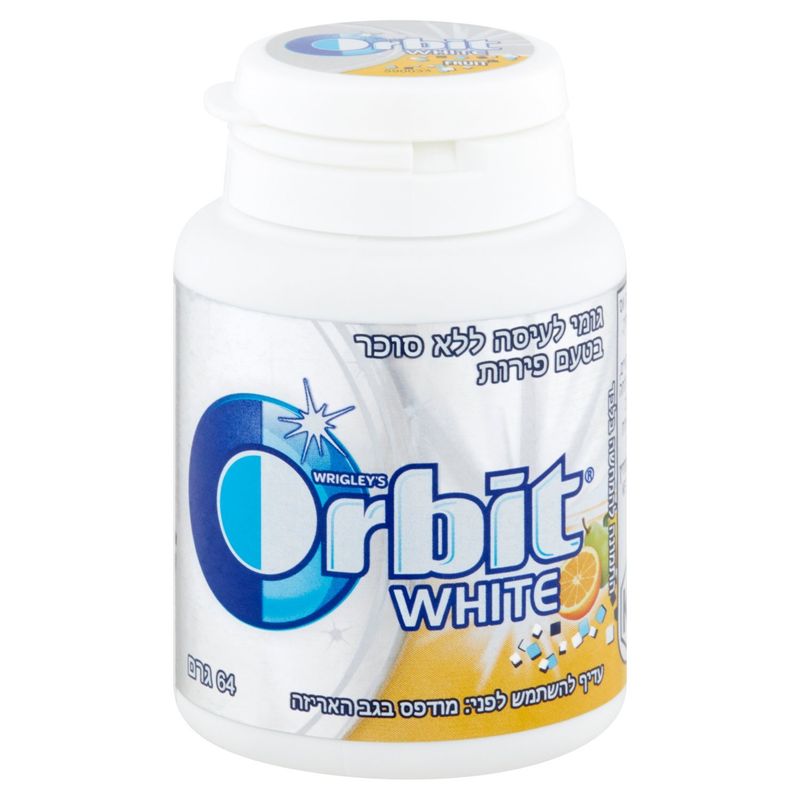 Wrigley's Orbit Sugarfree White Fruit Flavored Chewing Gum, 46 count, 2.25 oz