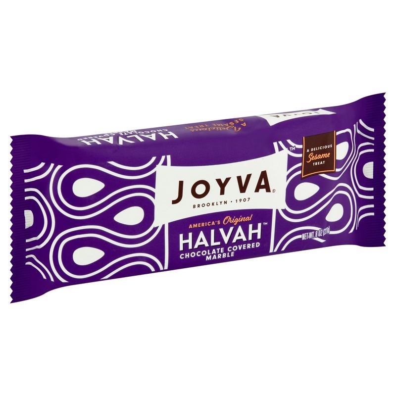 Joyva America's Original Halvah Chocolate Covered Marble, 8 oz