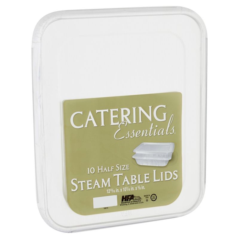Catering Essentials Half Size Steam Table Lids, 10 count