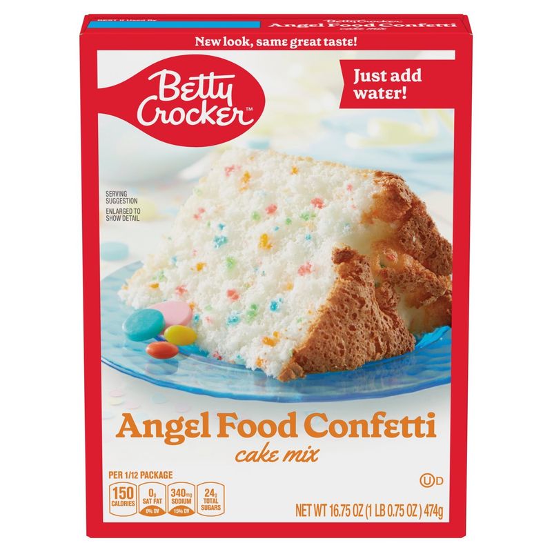 Betty Crocker Angel Food Confetti Cake Mix, 16.75 oz