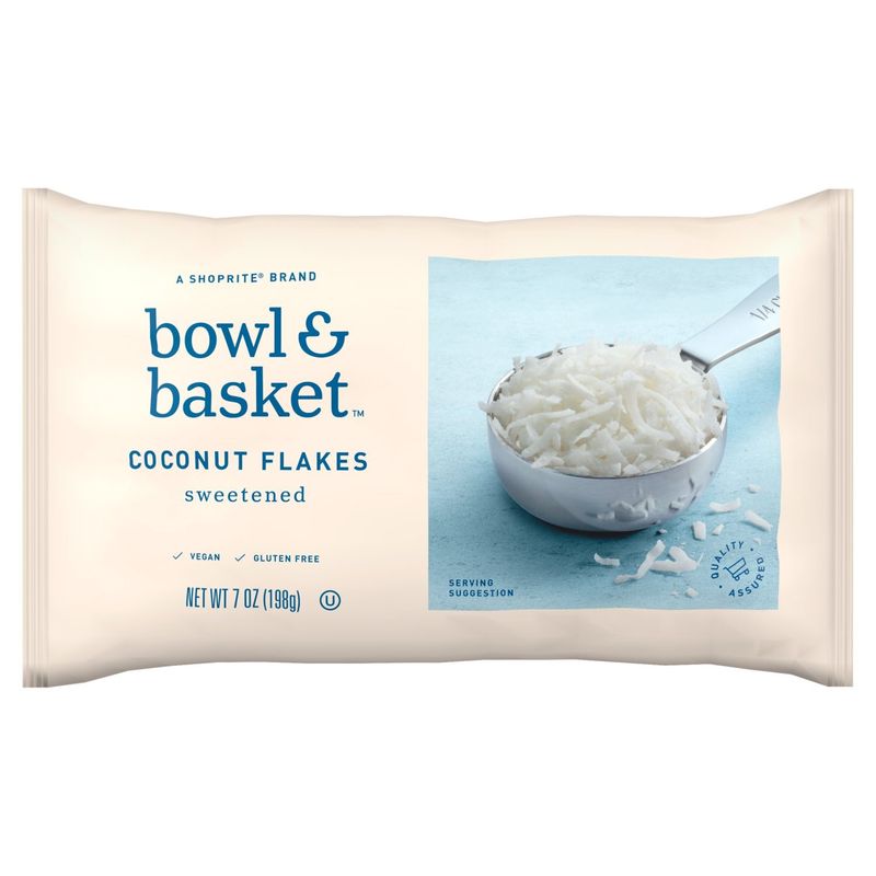 Bowl &amp; Basket Sweetened Coconut Flakes, 7 oz